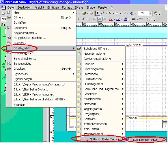 visio templates