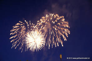 1. August Feuerwerk in Brunnen