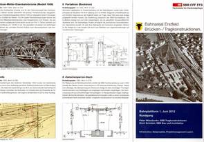 Flyer SBB, Fachstelle für Denkmalpflege, Bahnareal Erstfeld